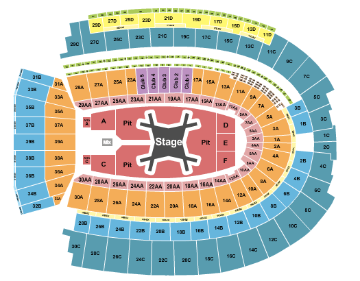 Ohio Stadium Luke Combs Seating Chart
